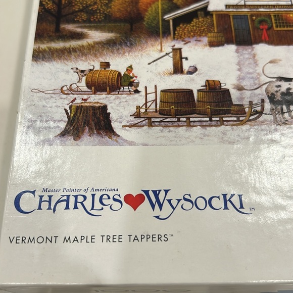 Buffalo Charles Wysocki Vermont Maple Tree Tappers Puzzle - 1000 Pieces - Picture 4 of 7